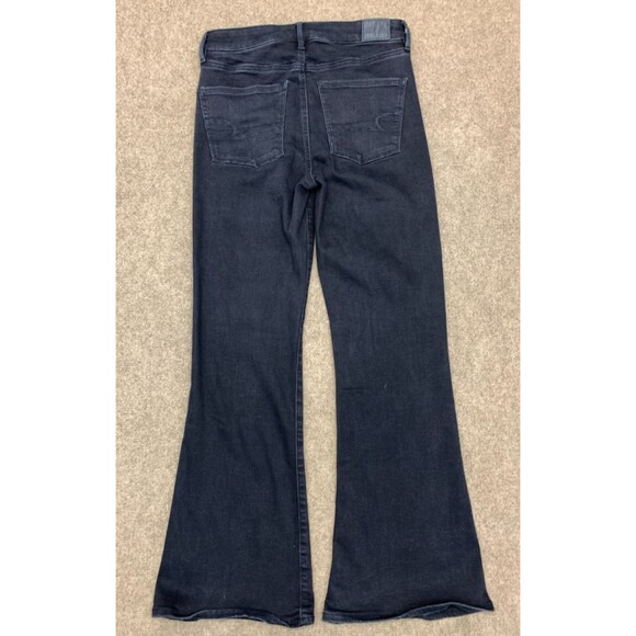 American Eagle Jeans Womens 6 Flare High Rise Button Fly Next Stretch Denim - Picture 3 of 11